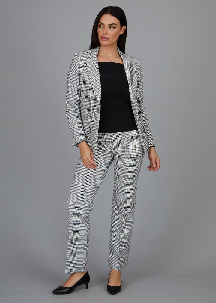 Jules Pant - Madison Ave Plaid: FINAL SALE
