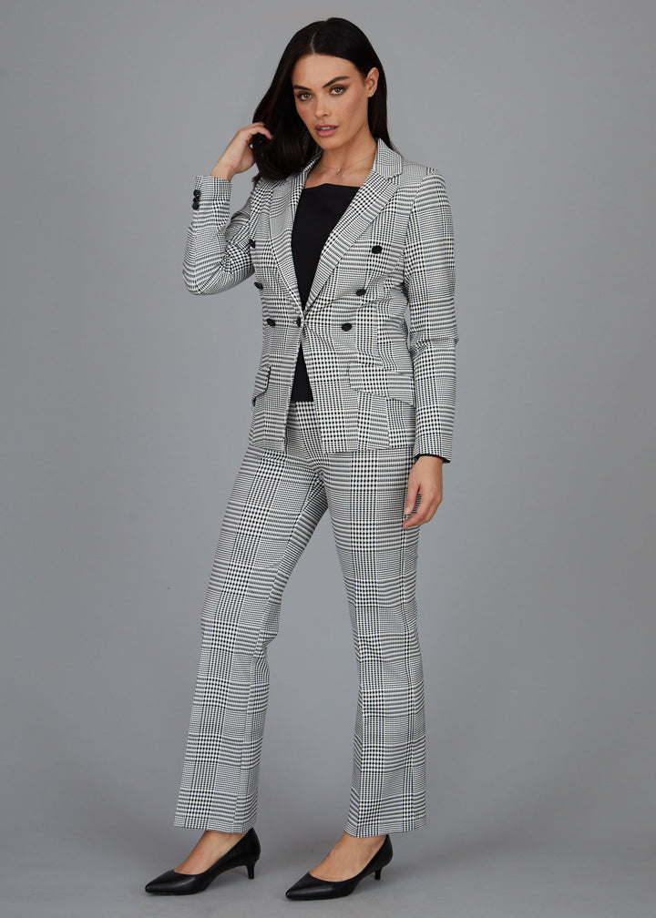 Jules Pant - Madison Ave Plaid: FINAL SALE