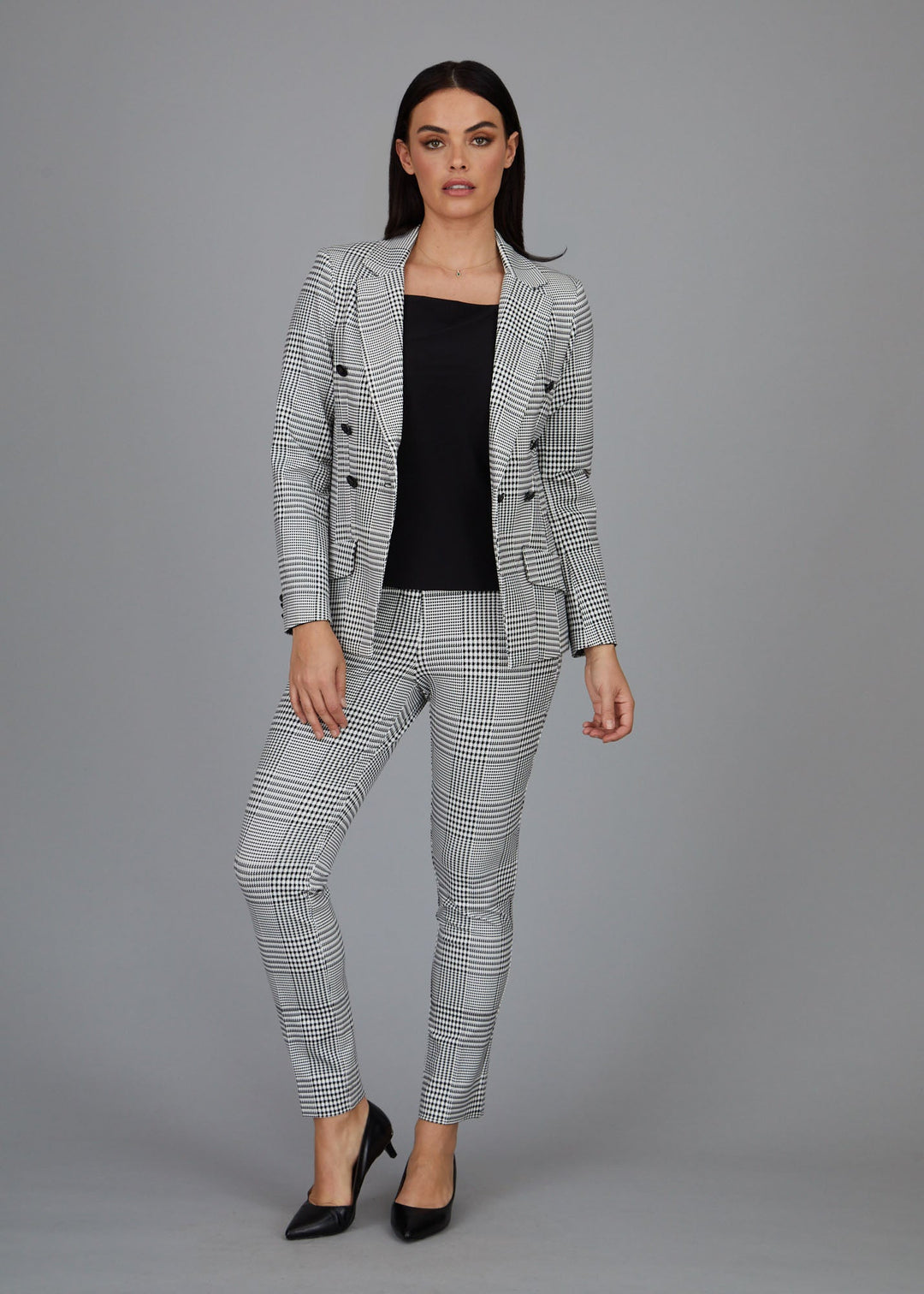 Ross Yoke Back Pant - Madison Ave Plaid: FINAL SALE
