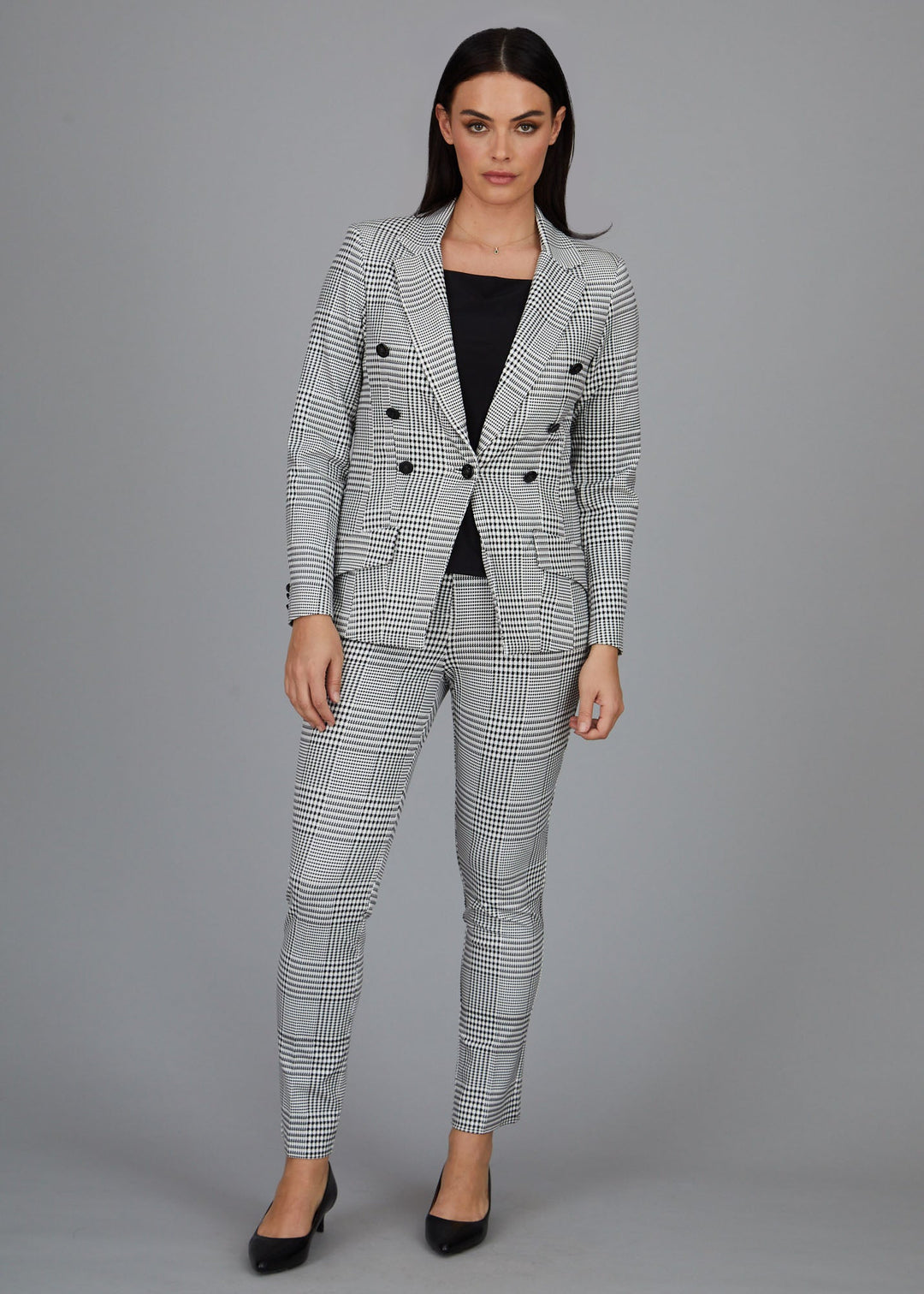 Ross Yoke Back Pant - Madison Ave Plaid: FINAL SALE