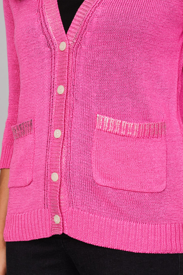 Silver Stripe Cardigan: FINAL SALE