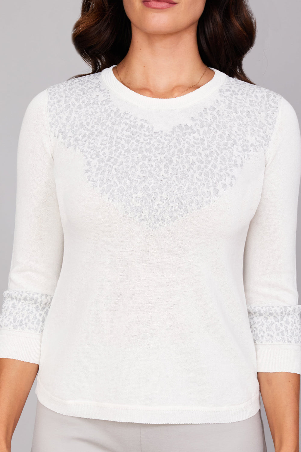Metallic V Neck: FINAL SALE