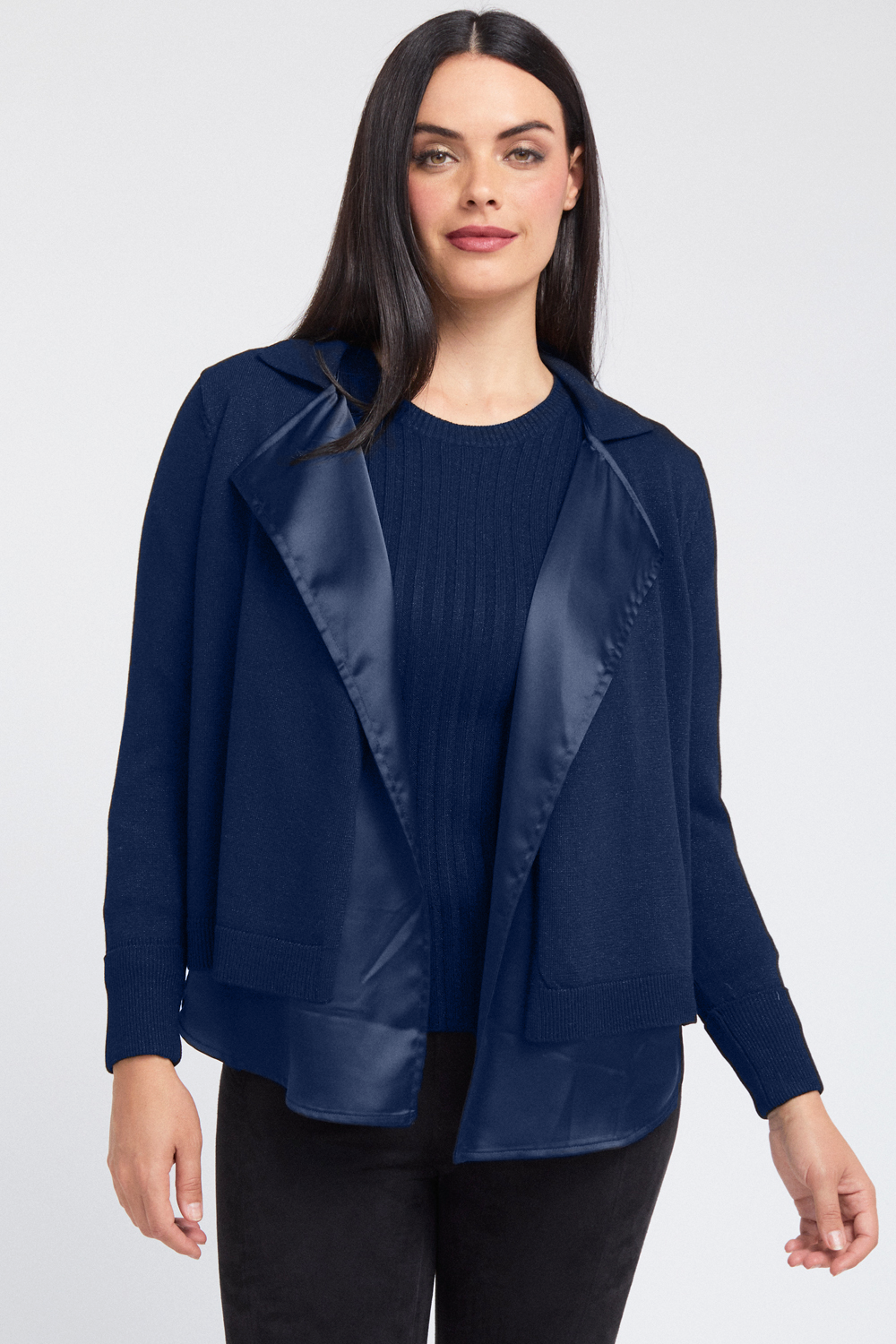 Cardigan w/ Layering - Shine &amp; Sparkle: FINAL SALE