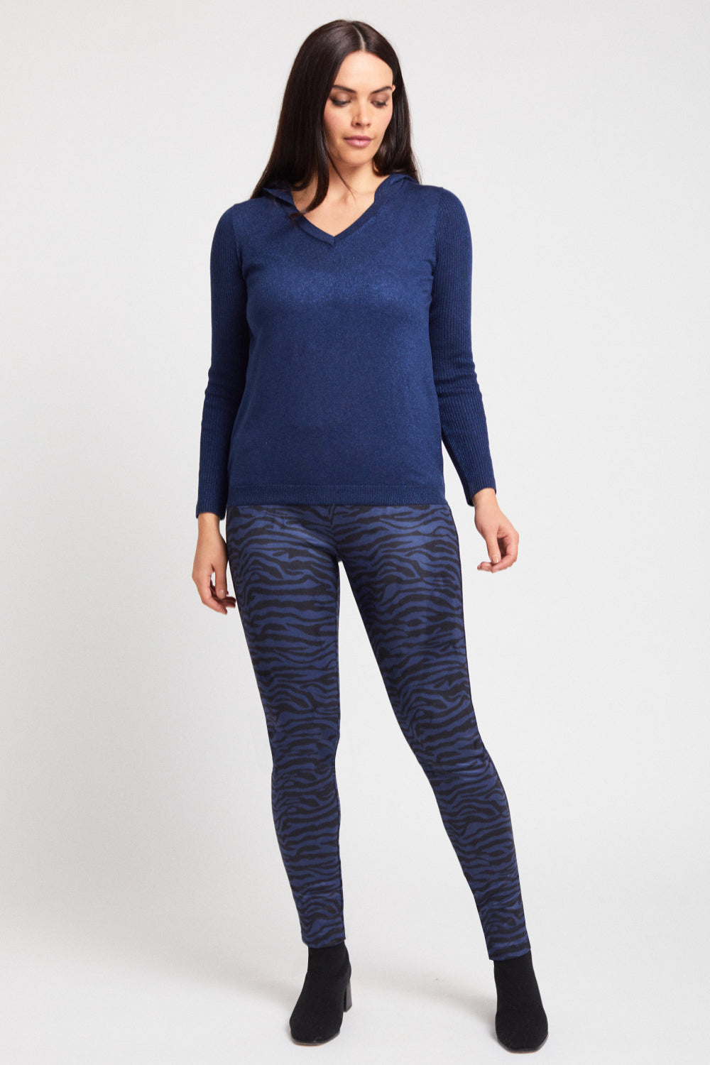 V-neck Hoody - Shine &amp; Sparkle: FINAL SALE
