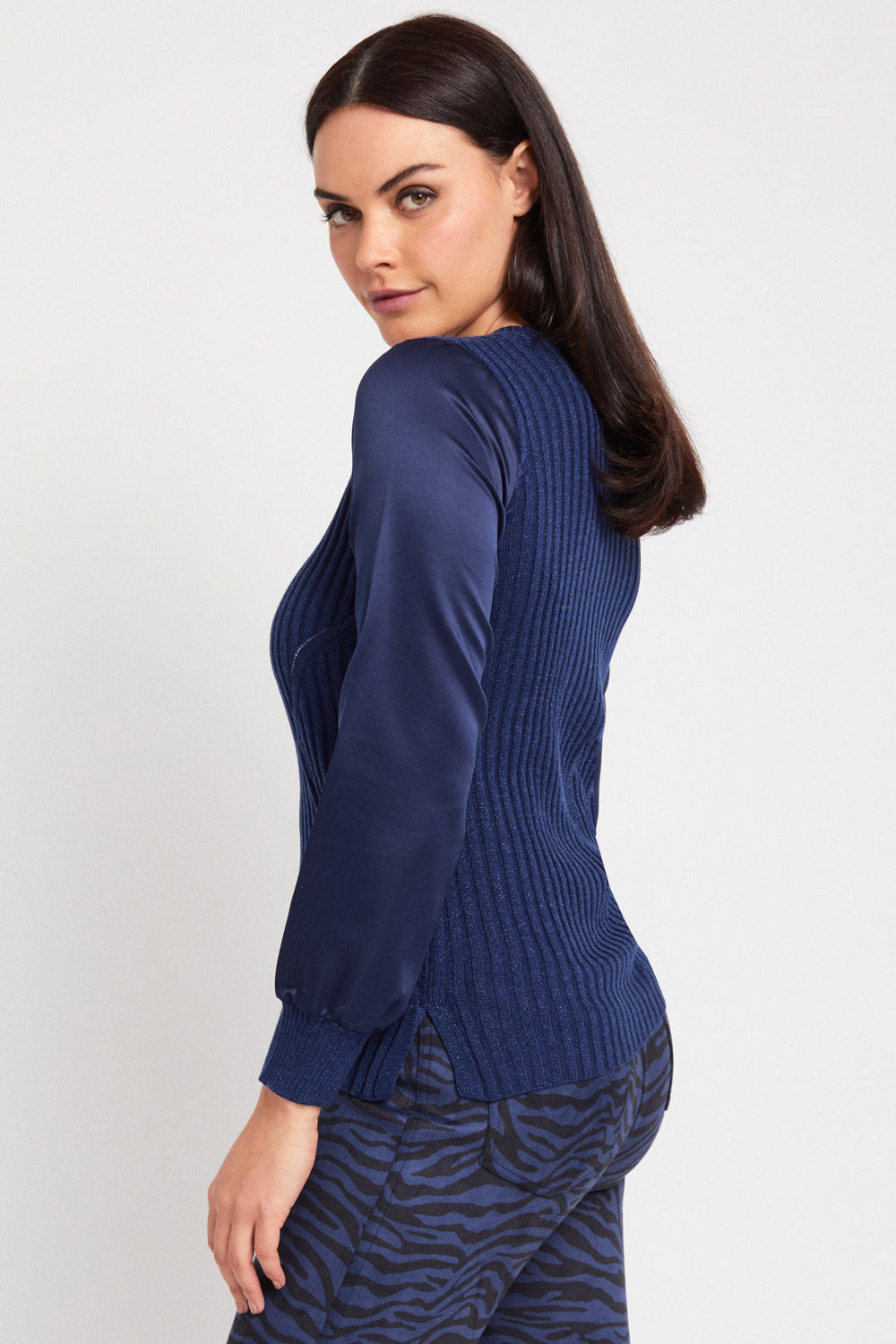 Vest Illusion w/ Combo Sleeve - Shine &amp; Sparkle: FINAL SALE