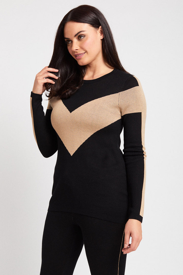 Colorblock Pull Over - Shadow Knits: FINAL SALE
