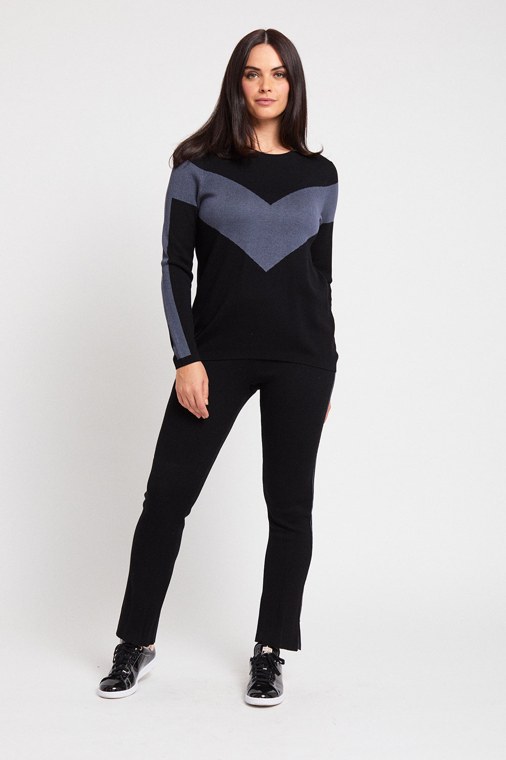 Colorblock Pull Over - Shadow Knits: FINAL SALE