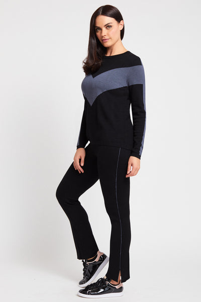 Pull On Track Pant- Shadow Knits: FINAL SALE