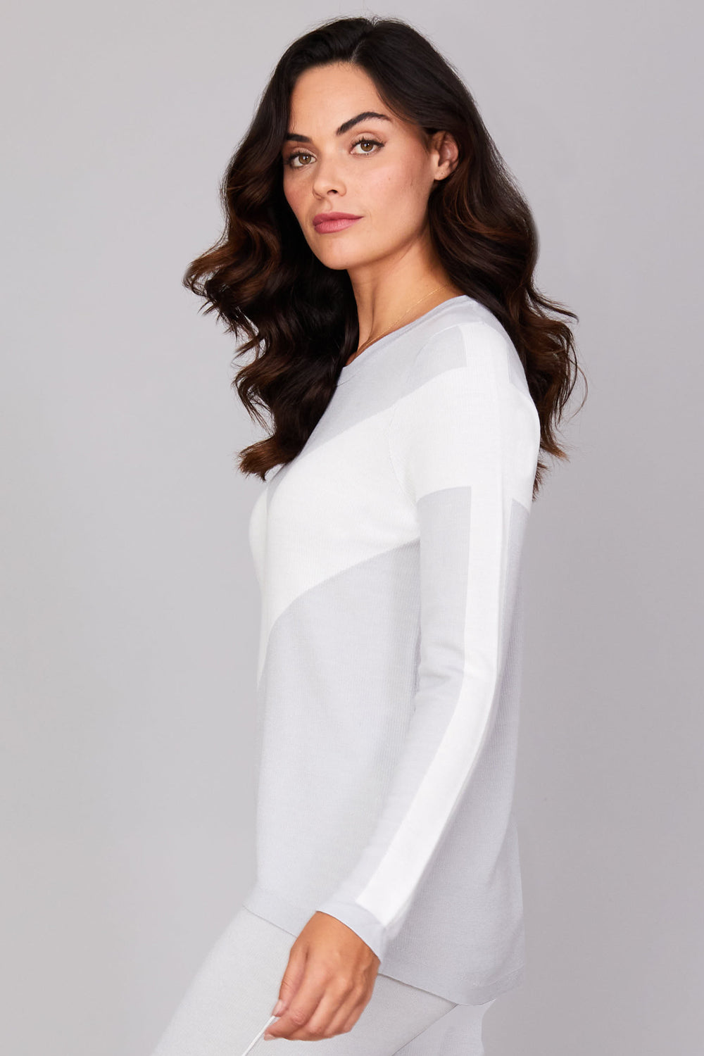 Colorblock Pull Over - Shadow Knits: FINAL SALE