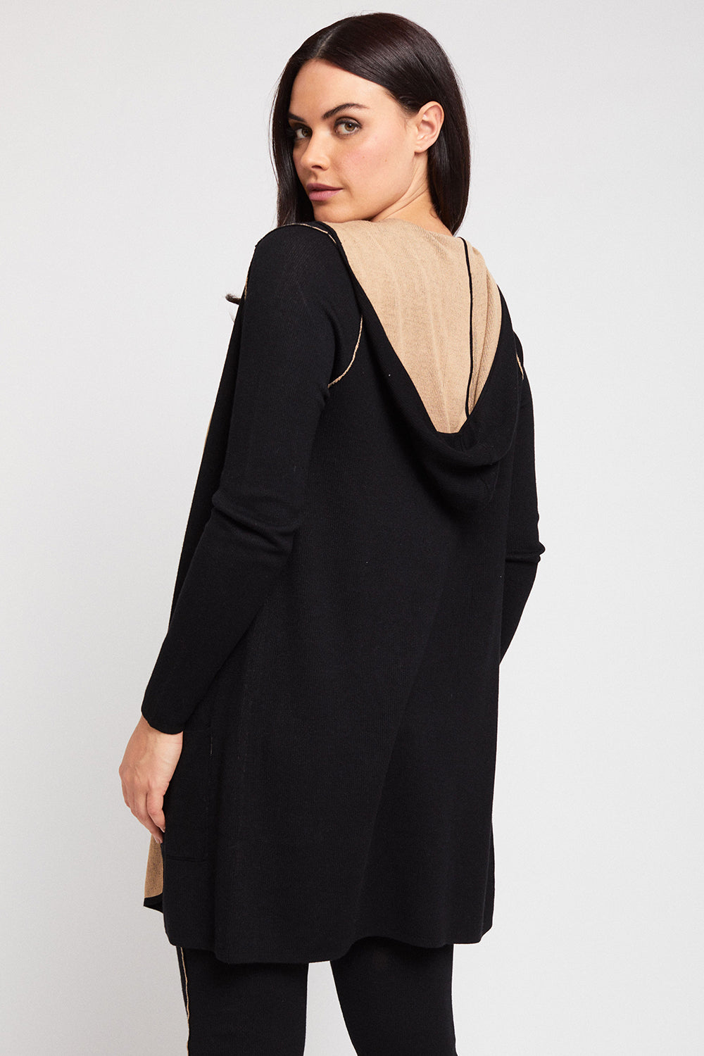 Hoody Cardigan - Shadow Knits- FINAL SALE
