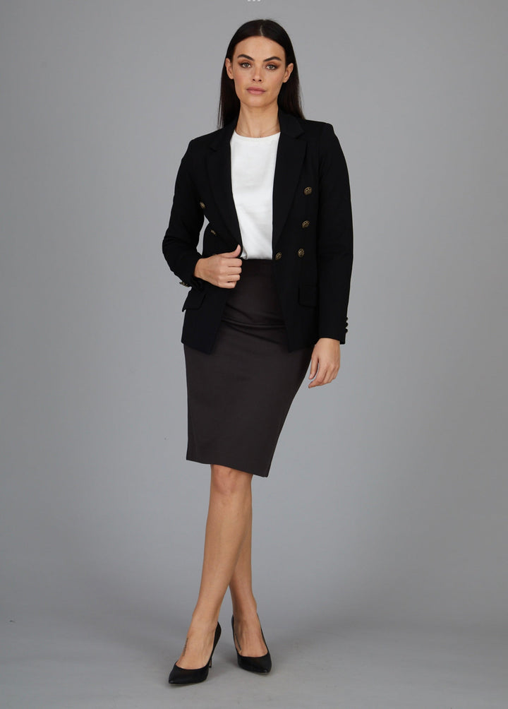 Steely 1 Button DB Jacket - Bur Plaid: FINAL SALE