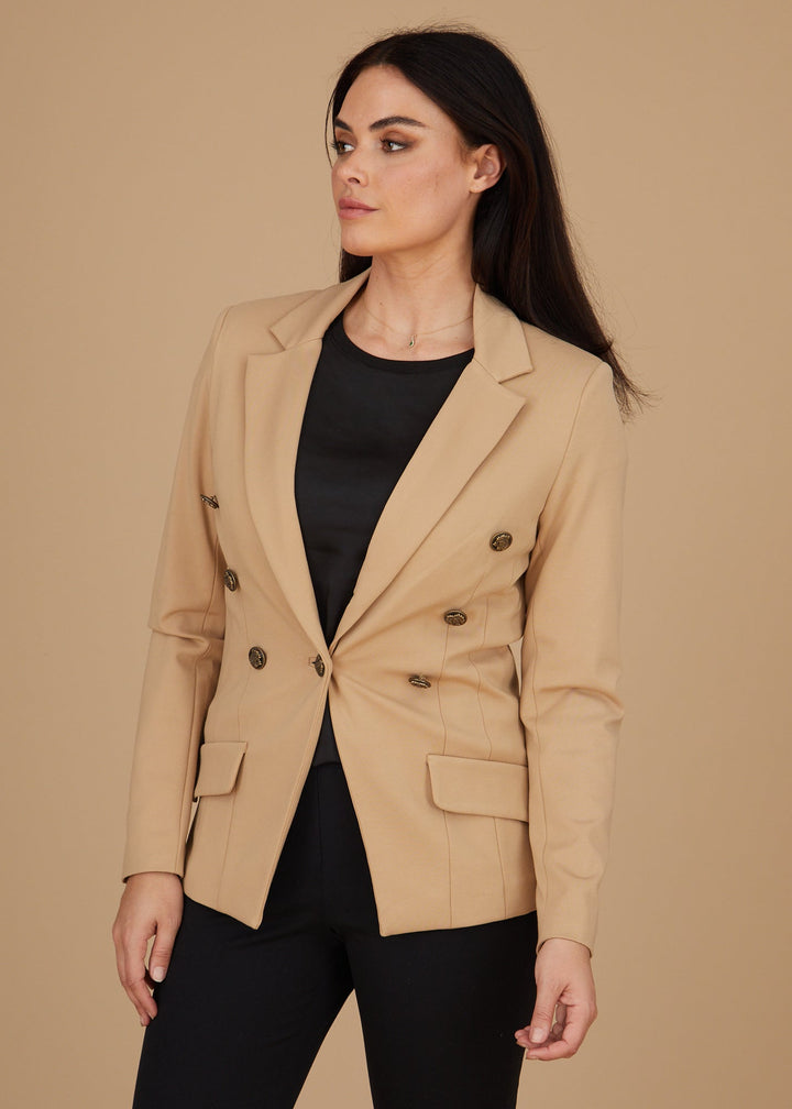Steely 1 Button DB Jacket - Bur Plaid: FINAL SALE
